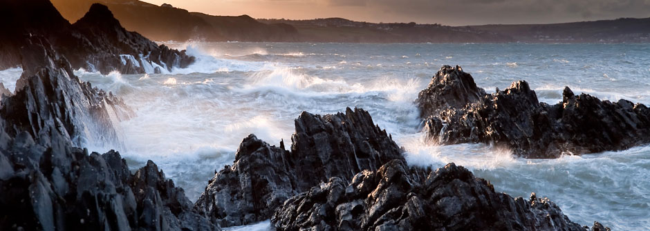 Fishguard coastline, Pembrokshire, Wales