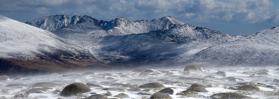 Goat fell in Winter, Isle of Arran, Scotland