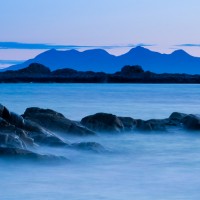 Isle of Rum from Bunacaimb, Mallaig