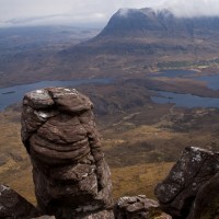 Suilven from Stac Pollaidh, Scotland