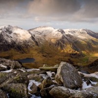 Elidir Fawr and Elidir Fach from Trefan