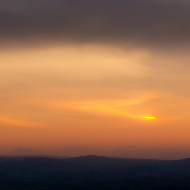 Snowdonia from Penycloddiau