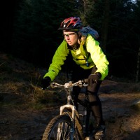 Mountain bike photographer, North Wales