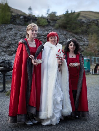 Llechwedd Slate Cavern wedding